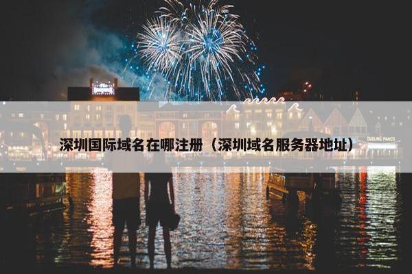 深圳国际域名在哪注册（深圳域名服务器地址）