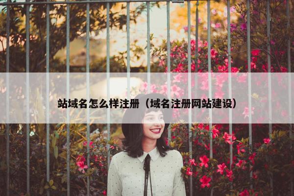 站域名怎么样注册（域名注册网站建设）