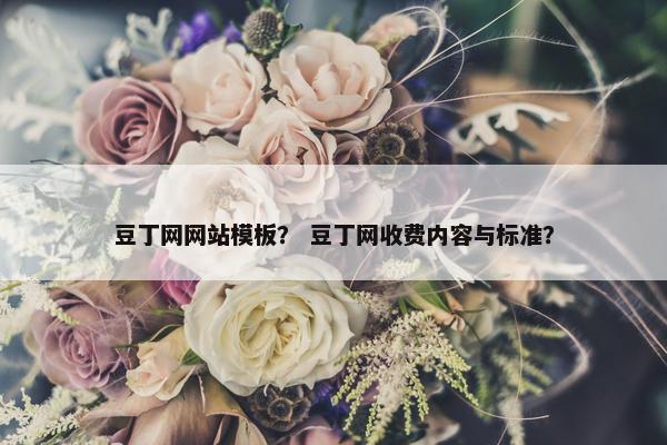 豆丁网网站模板？ 豆丁网收费内容与标准？