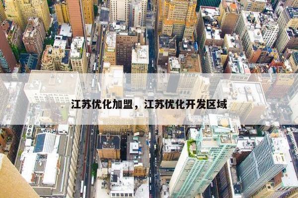 江苏优化加盟，江苏优化开发区域