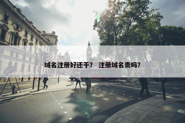 域名注册好还干？ 注册域名贵吗？