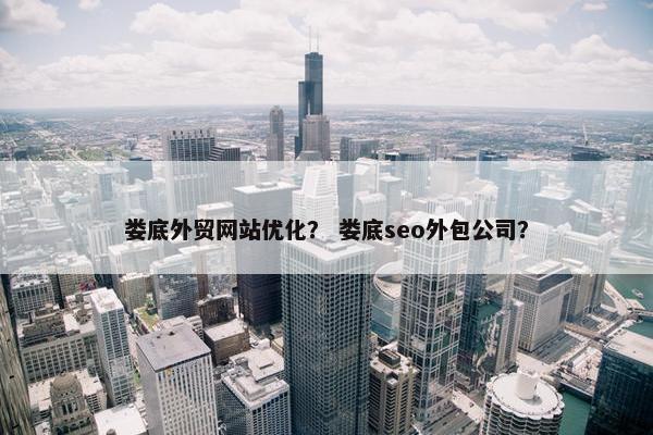 娄底外贸网站优化？ 娄底seo外包公司？