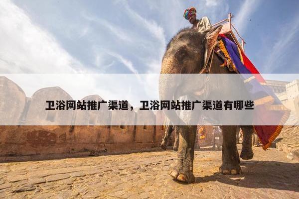 卫浴网站推广渠道，卫浴网站推广渠道有哪些