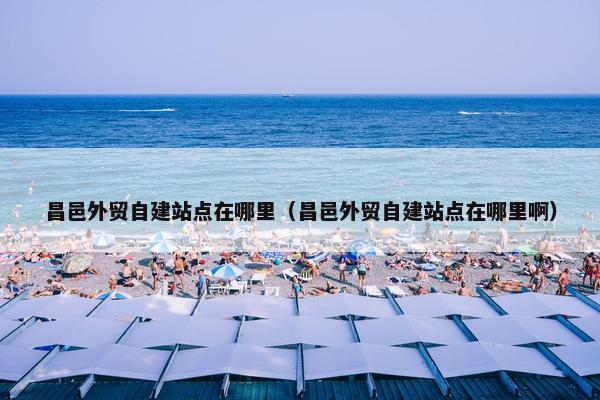 昌邑外贸自建站点在哪里（昌邑外贸自建站点在哪里啊）
