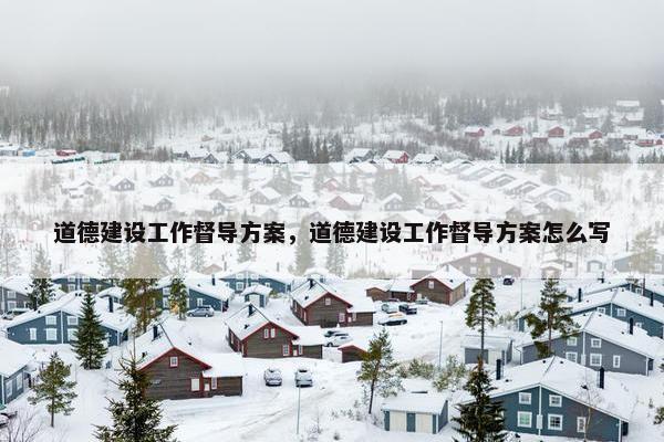 道德建设工作督导方案，道德建设工作督导方案怎么写