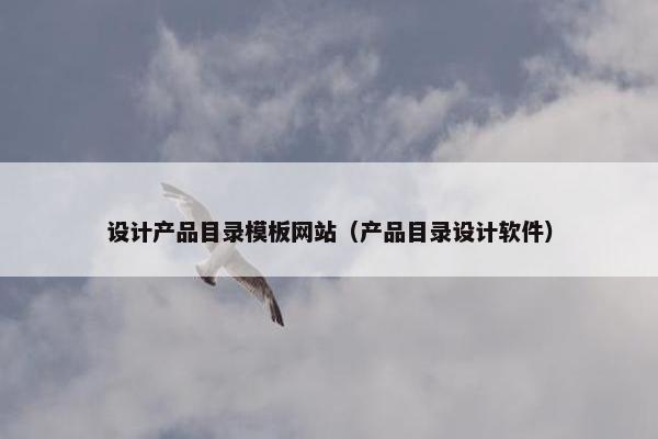设计产品目录模板网站（产品目录设计软件）