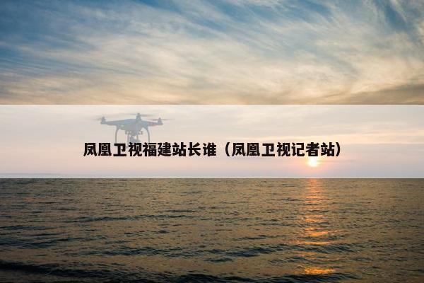 凤凰卫视福建站长谁（凤凰卫视记者站）