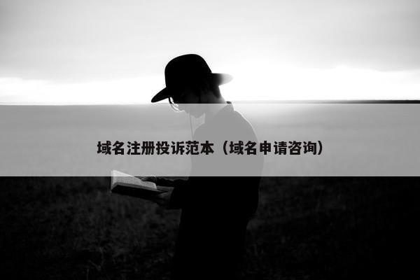 域名注册投诉范本（域名申请咨询）