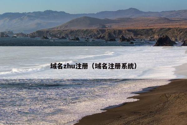 域名zhu注册（域名注册系统）