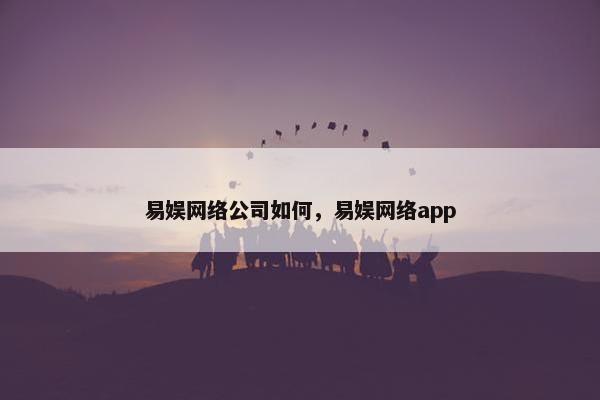 易娱网络公司如何，易娱网络app