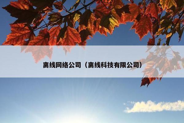 离线网络公司（离线科技有限公司）