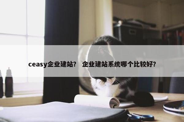 ceasy企业建站？ 企业建站系统哪个比较好？