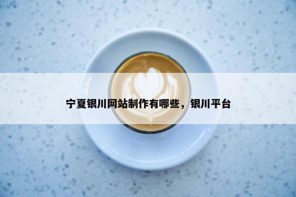 宁夏银川网站制作有哪些，银川平台